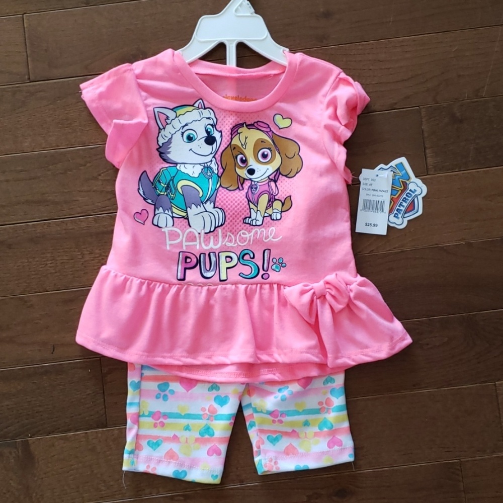 4T Paw Patrol outfit